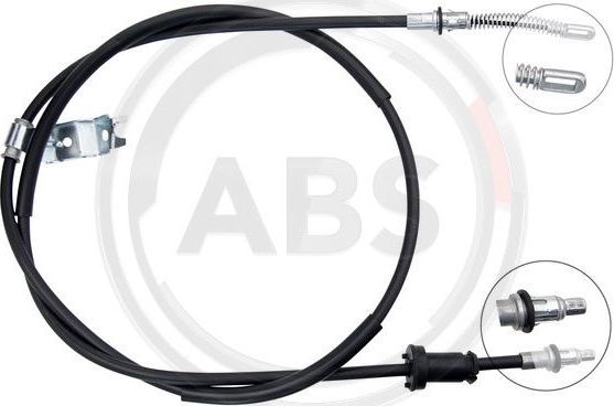 Трос ручника (тросик ручного тормоза) ABS. Артикул K12105