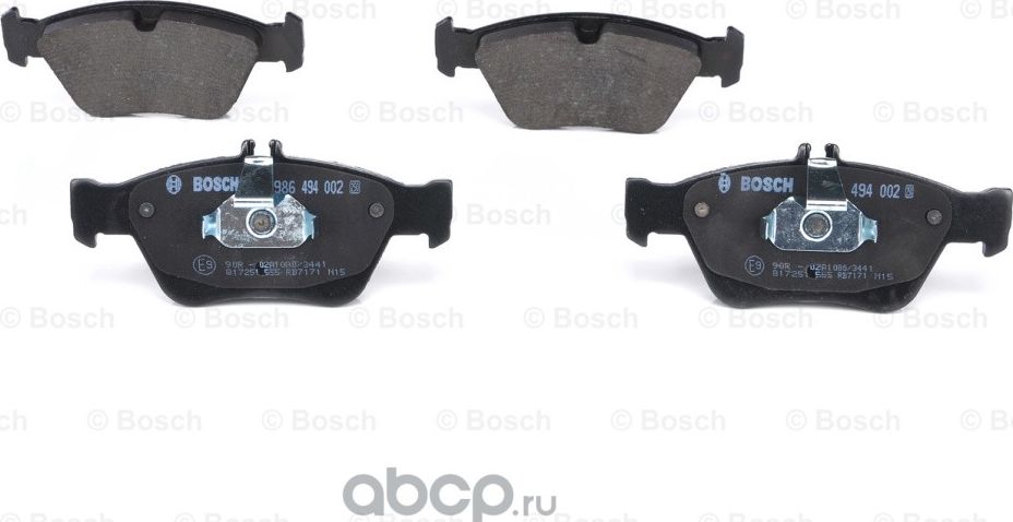 Колодки торм. диск. MB W202/210  R170 (Bosch). Артикул 986494002