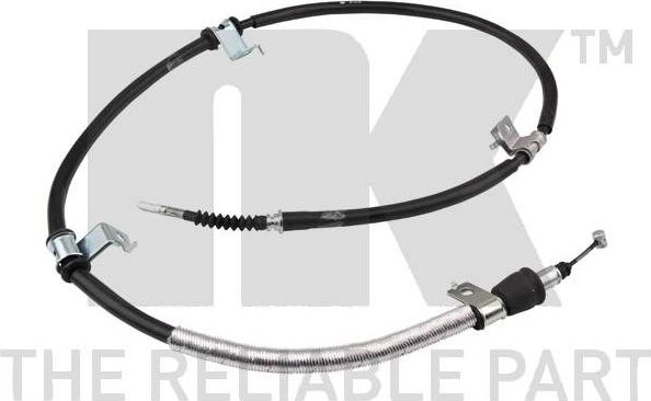 Трос ручника (тросик ручного тормоза) NK. Артикул 903466