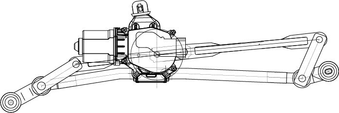 Трапеция стеклоочистителя (дворника) (в сборе) StartVOLT (Стальная труба) передний для Lada XRAY I 2016-2026. Артикул VWA 01081