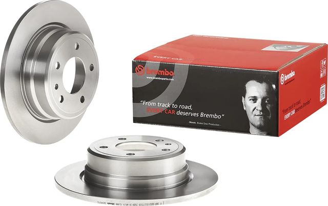 Тормозной диск Brembo PRIME LINE задний для BMW 7 II (E32) 1985-1992. Артикул 08.5442.10