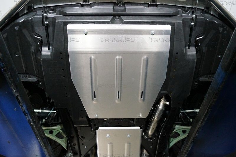Защита алюминиевая ТСС (4 мм) для картера Subaru Outback VI 2021-2026. Артикул ZKTCC00511