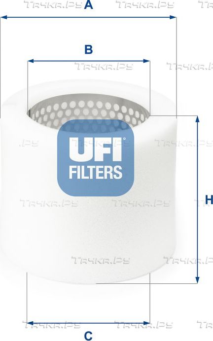 Воздушный фильтр UFI. Артикул 27.061.00