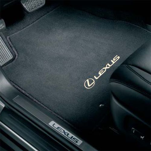 Коврики ворсовые Toyota (оригинал) для салона Lexus LX570 (5 мест) III рестайлинг 2012-2026 Черные. Артикул PZ49C-Q2353-DG