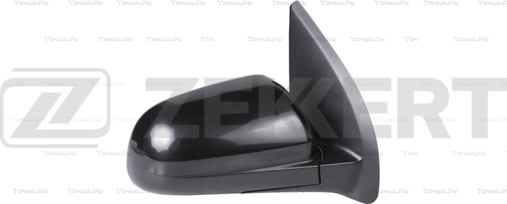 Зеркало боковое (в сборе) Zekkert правое для Chevrolet Aveo I 2005-2012. Артикул SP-4184