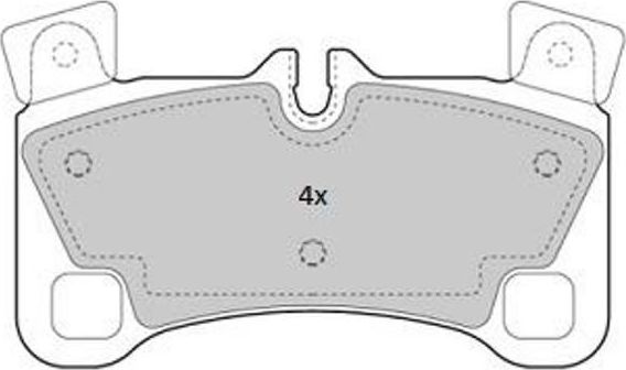 Тормозные колодки Fremax. Артикул FBP-1830