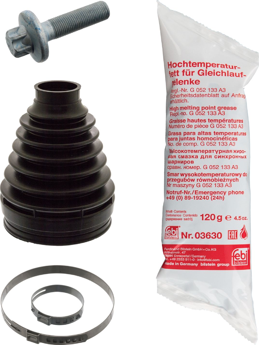 Пыльник ШРУСа внутренний Febi Bilstein (термопласт). Артикул 101942