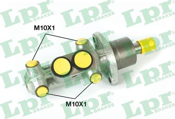 Тормозной цилиндр главный LPR (Серый чугун). Артикул 1198
