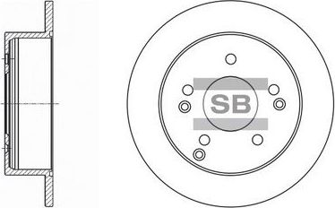 Тормозной диск Sangsin Hi-Q. Артикул SD1006