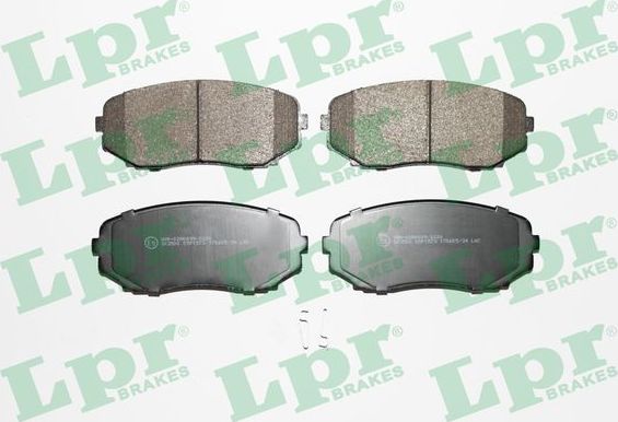 Тормозные колодки LPR передние для Mazda CX-9 I 2006-2016. Артикул 05P1573