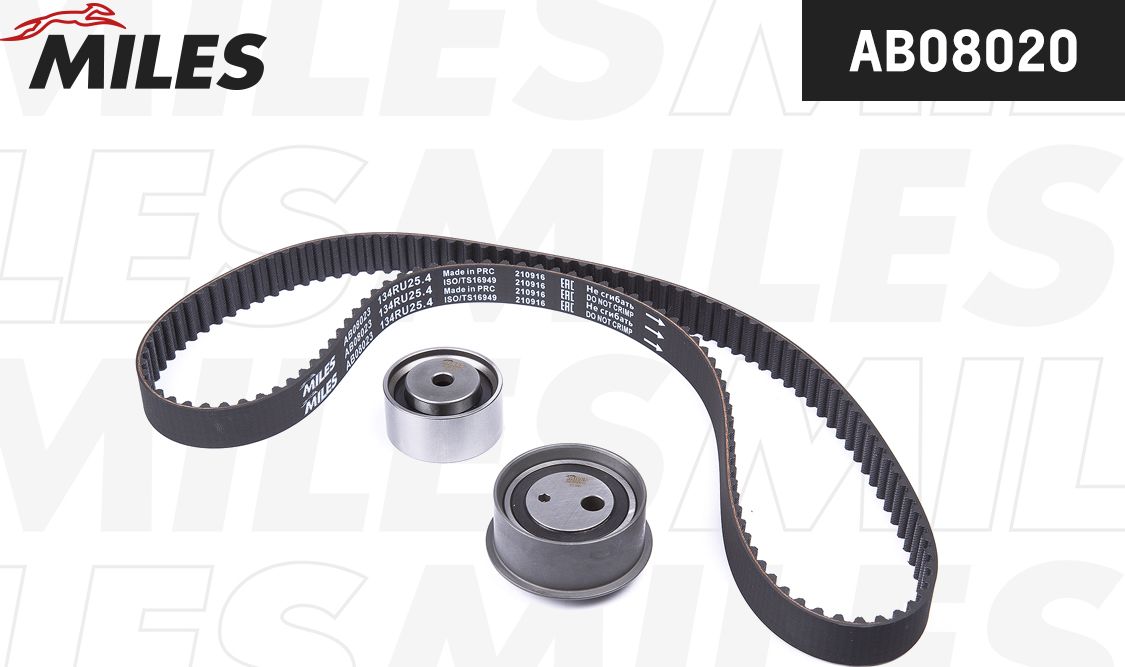 Ремень ГРМ с роликами (комплект) Miles. Артикул AB08020