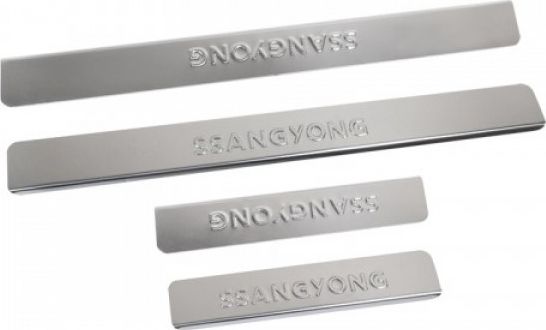 Накладки Ладья на внутренние пороги (штамп) для SsangYong Actyon II 2010-2026. Артикул 018.18.371