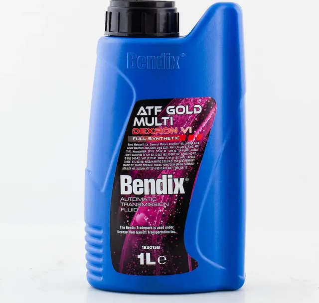 Масло трансмиссионное 1л. синтетика BENDIX GOLD ATF MULTI DEXRON VI Ford Mercon Bendix. Артикул 183015B