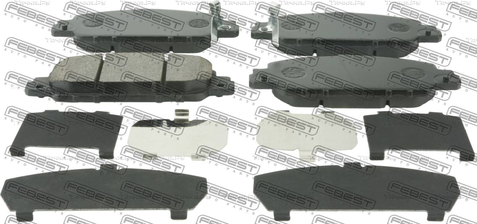 Тормозные колодки Febest передние для Honda HR-V II 2015-2026. Артикул 0301-CR5F