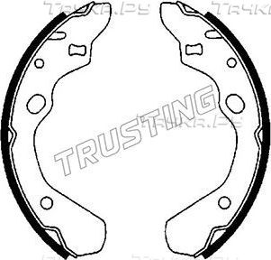 Тормозные колодки Trusting задние для Kia Capital 1990-1997. Артикул 049.141