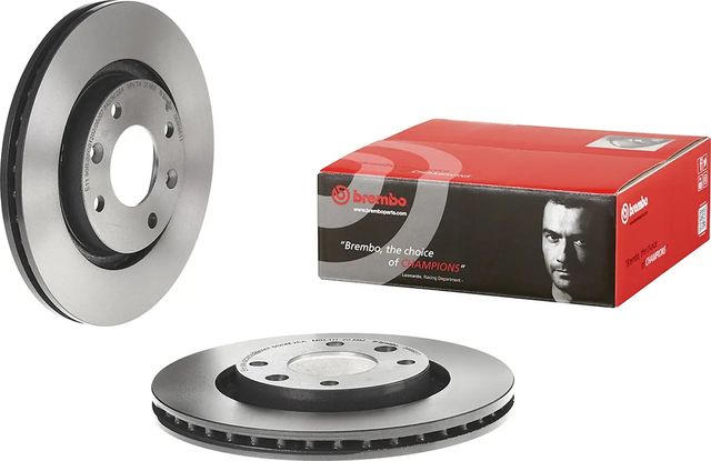 Тормозной диск Brembo UV Coated передний для Citroen C-Elysee I 2012-2026. Артикул 09.8695.11