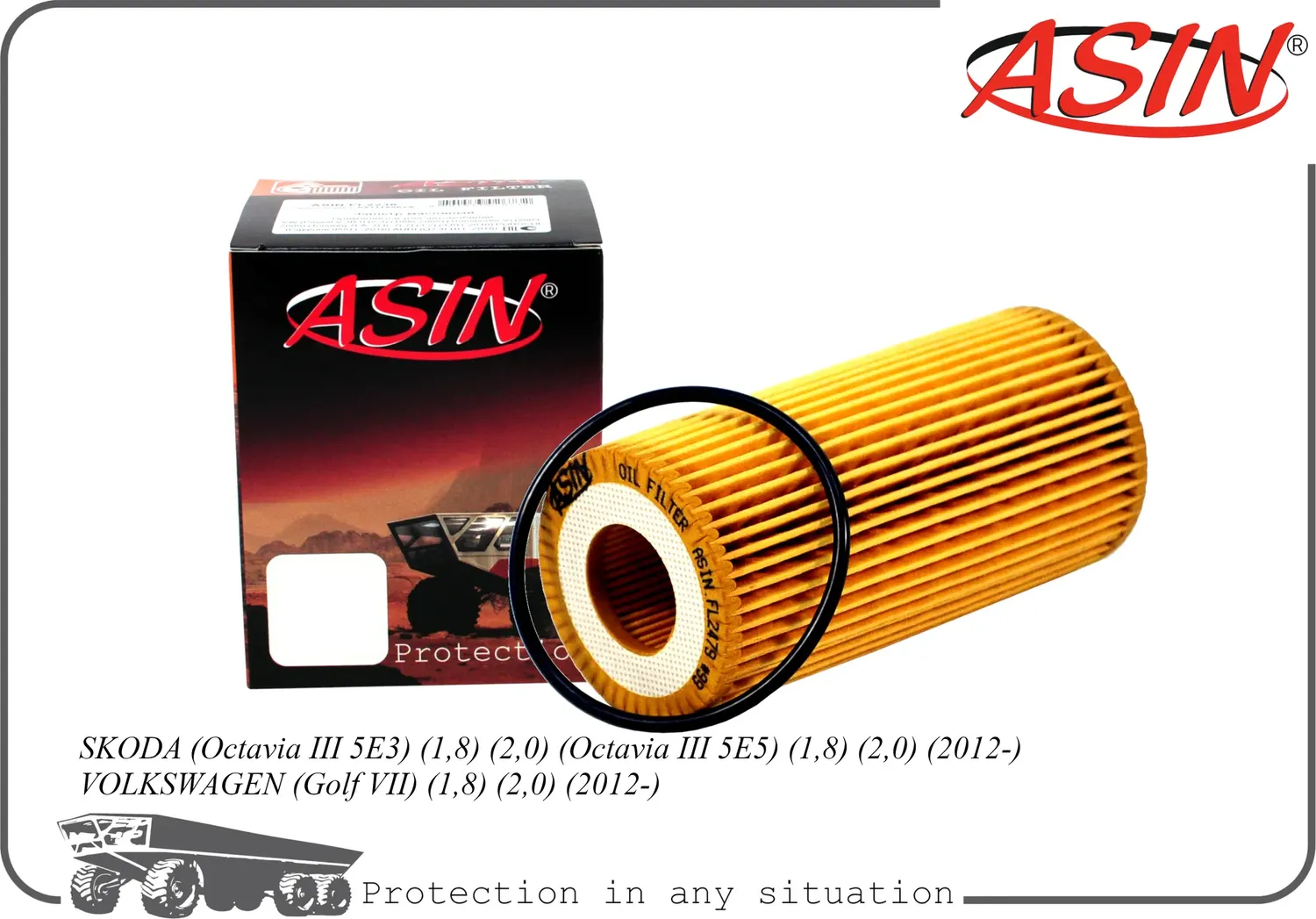 Фильтр масляный 06L115562ASIN.FL2479 ASIN Asin. Артикул ASINFL2479