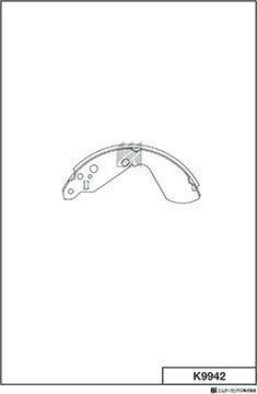 Тормозные колодки MK Kashiyama. Артикул K9942