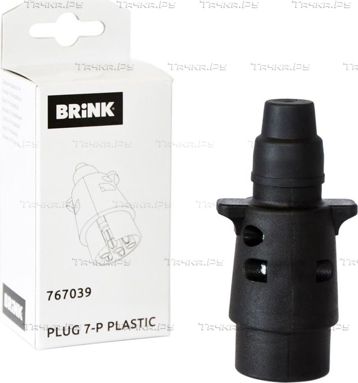 Вилка розетки фаркопа Brink (Thule) 7-полюсная. Артикул 767039