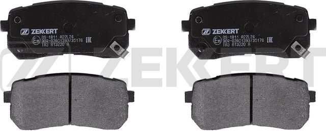 Тормозные колодки Zekkert задние для Haval H8 2013-2026. Артикул BS-1811