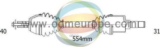 18-151330 полуось лев XC-60 АКПП (ODM). Артикул 18151330