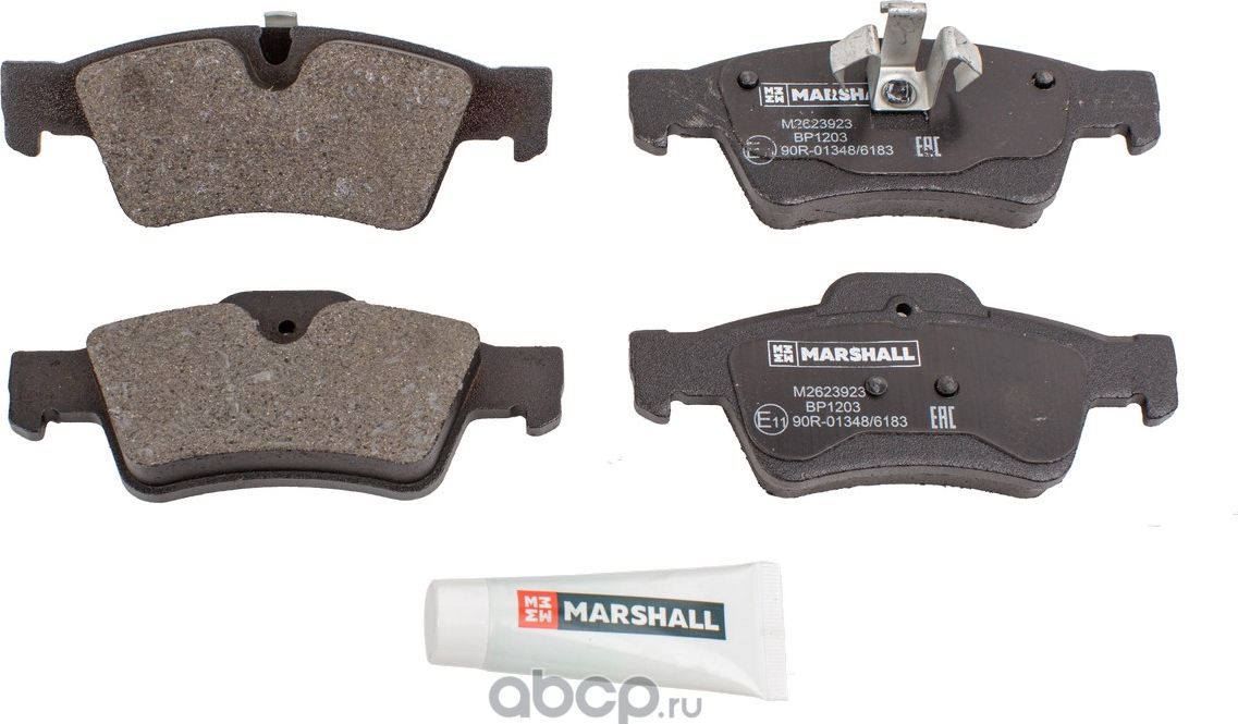 Торм. колодки дисковые задн. MB GL-class (X164) 06- (M2623923) (Marshall). Артикул M2623923
