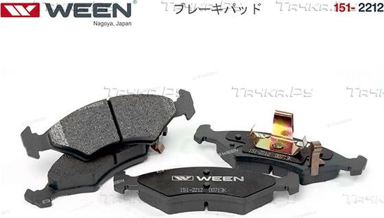 Тормозные колодки WEEN передние для Kia Sportage I 1997-2003. Артикул 151-2212