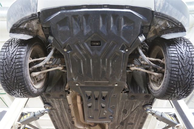Защита композитная АВС-Дизайн для картера и КПП BMW X3 F25 2011-2014. Артикул 34.08k