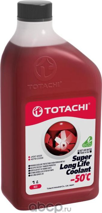 АНТИФРИЗ TOTACHI SUPER LLC RED -50C 1Л {41901} 4589904520785. Артикул 4589904520785