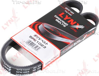 Приводной ремень поликлиновой LYNXauto для Fiat Croma I 1989-1996. Артикул 5PK1023