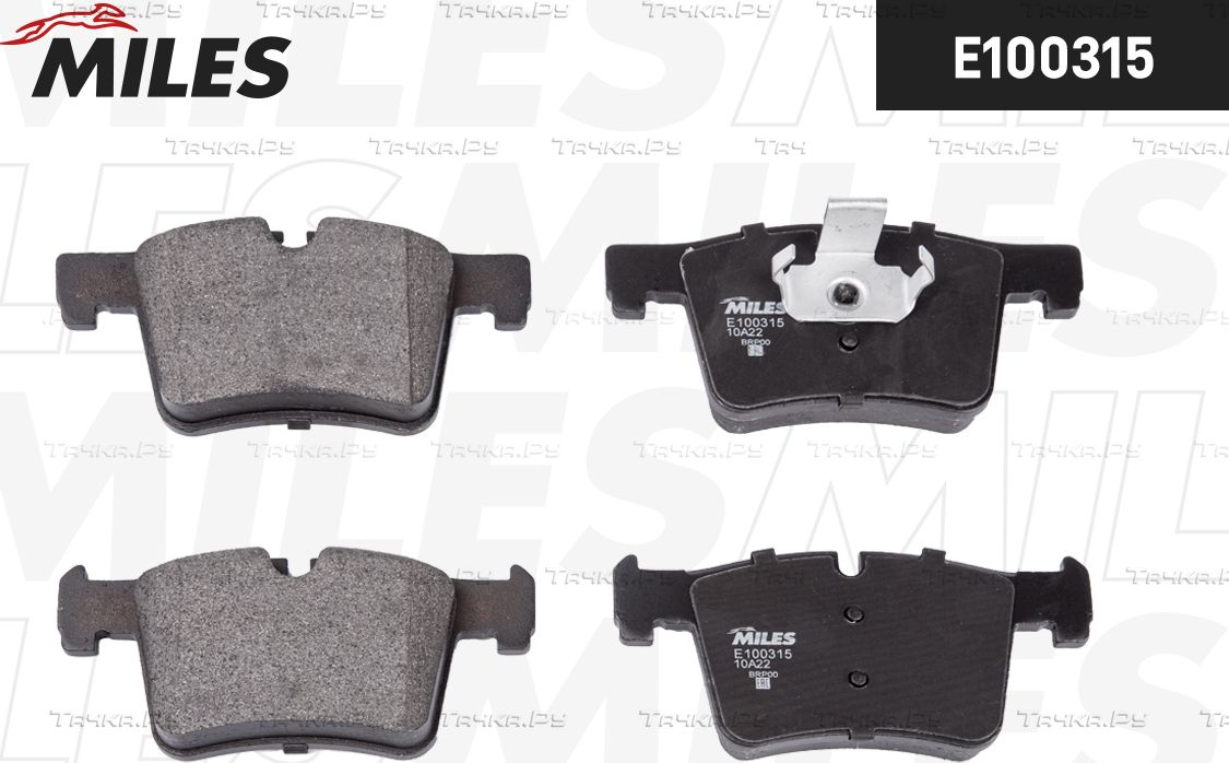 Тормозные колодки Miles (Semi-Metallic) передние для BMW 3 VI (F3x) 2011-2026. Артикул E100315