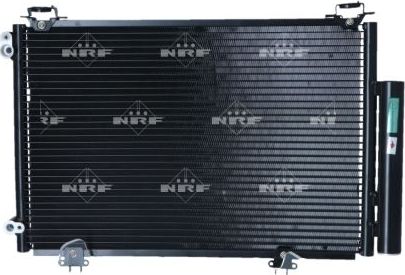 Радиатор кондиционера (конденсатор) NRF (алюминий). Артикул 35333