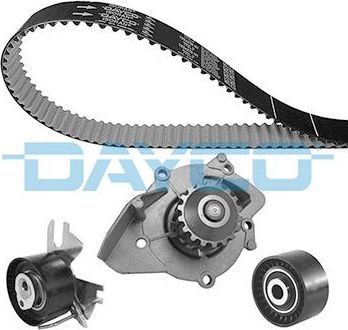 Помпа (водяной насос) с комплектом ремня ГРМ Dayco для Citroen DS5 2011-2015. Артикул KTBWP9670