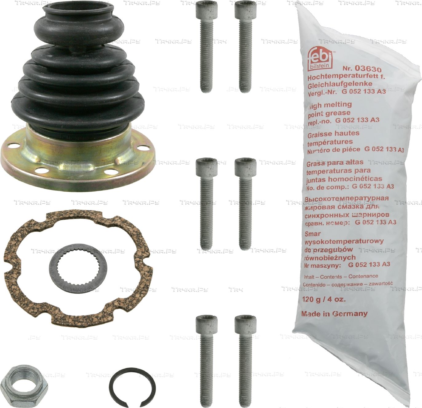 Пыльник ШРУСа внутренний Febi Bilstein передний правый для Volkswagen Vento 1991-1998. Артикул 03315