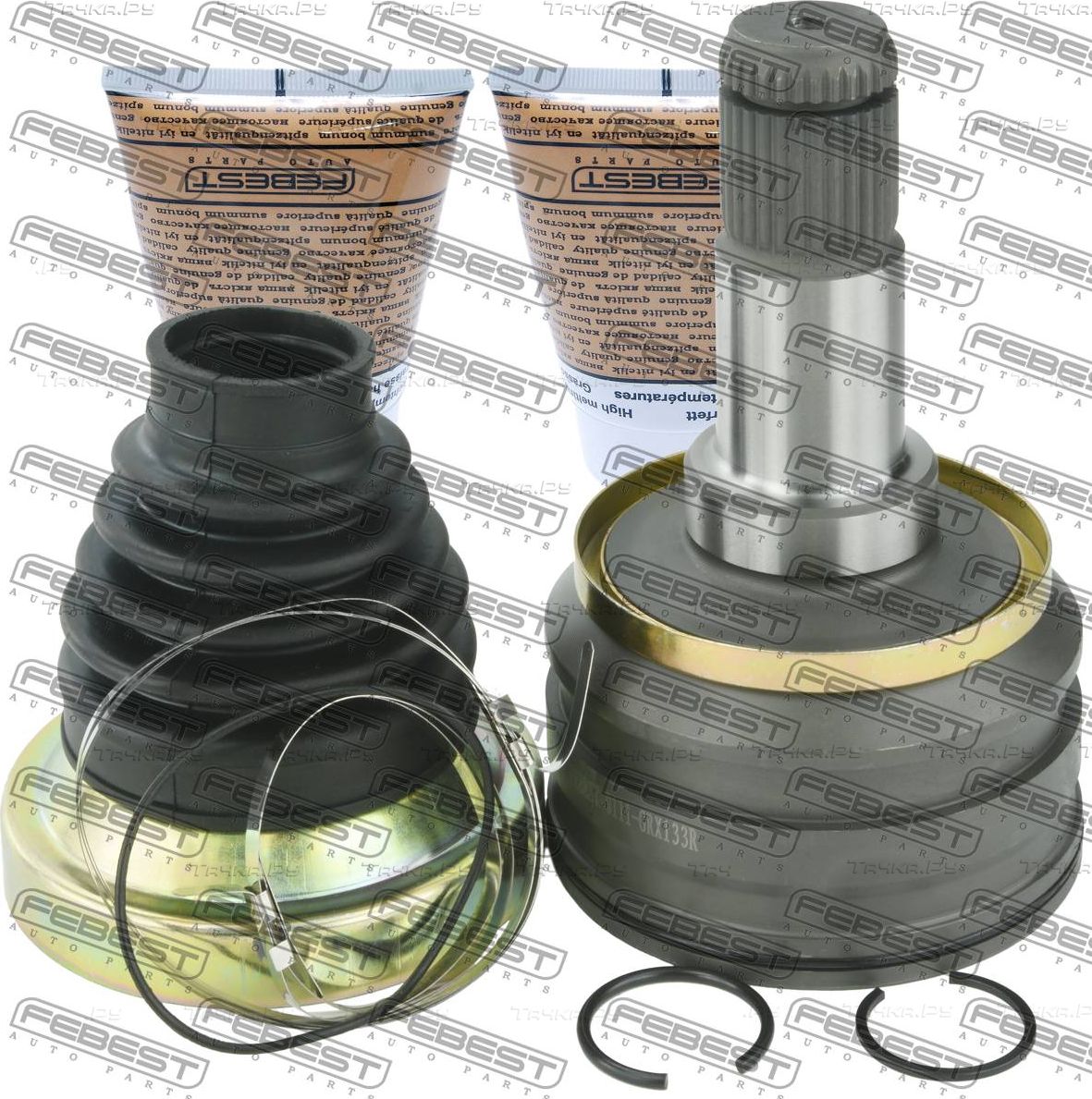 Шрус внутренний (граната) Febest задний для Toyota Mark X II 2009-2026. Артикул 0111-GRX133R