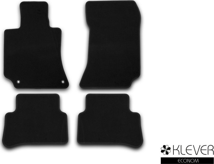 Коврики Klever Econom для салона Mercedes-Benz E-Класс W212 АКПП седан 2014-2016. Артикул KVR01343801200k