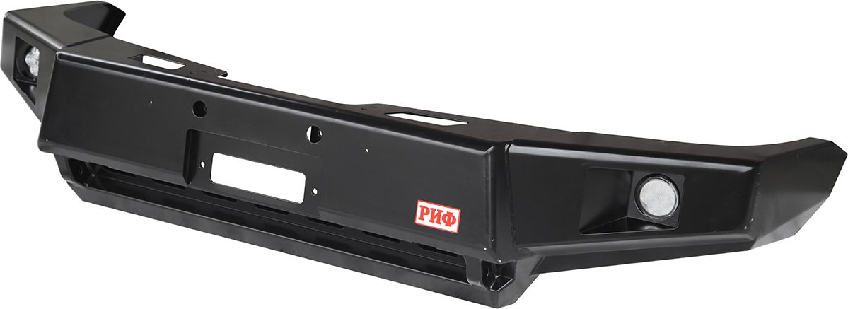 Бампер силовой РИФ передний с доп. фарами без защитной дуги стандарт для ГАЗ Соболь 27527, 23107 2010-2026. Артикул RIFGAZ-10356
