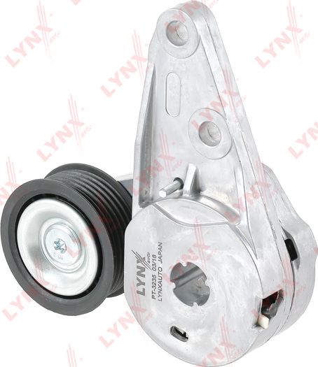 Натяжной ролик (натяжитель) приводного клинового зубчатого ремня LYNXauto. Артикул PT-3235