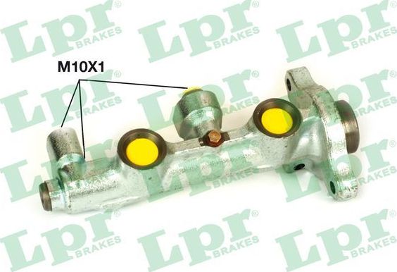 Тормозной цилиндр главный LPR (Серый чугун) для Opel Rekord E 1977-1982. Артикул 1848