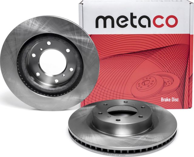 Диск тормозной MITSUBISHI PAJERO IV 07- перед. вент.D 332мм. (Metaco). Артикул 3050079