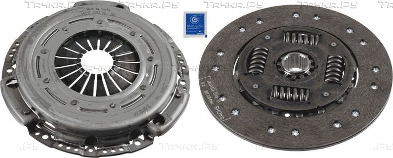 Сцепление (комплект) SACHS XTend для Mercedes-Benz Sprinter 904 1995-2006. Артикул 3000 970 079
