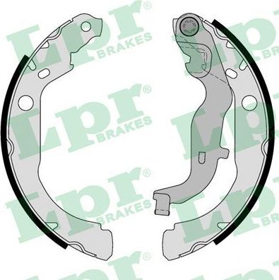 Тормозные колодки LPR задние для Renault Duster II 2021-2026. Артикул 01131