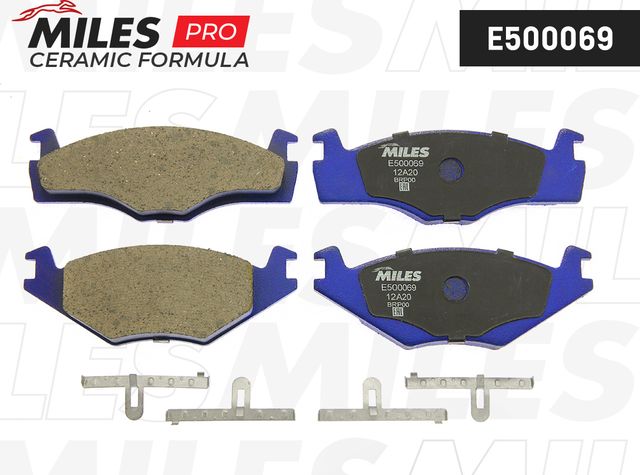 Тормозные колодки Miles (Керамика). Артикул E500069