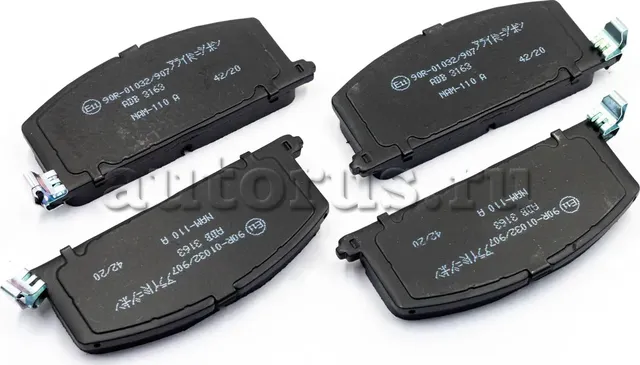 ADB3163_колодки дисковые передние!/ Toyota Camry 1.8-2.0D 82-88/Carina 1.6-2.0D (Allied Nippon). Артикул ADB3163