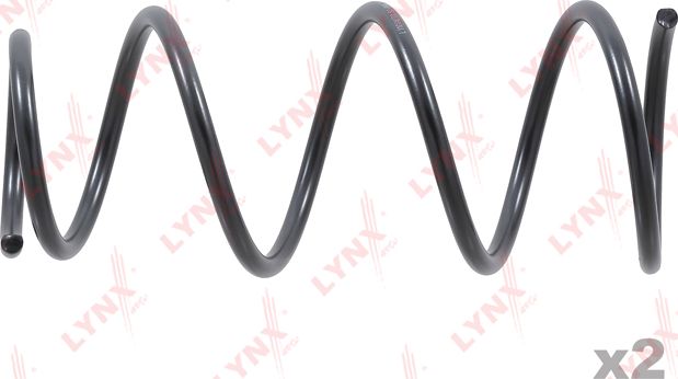 Пружина подвески LYNXauto передняя для Renault Clio II 1998-2013. Артикул SC-1846