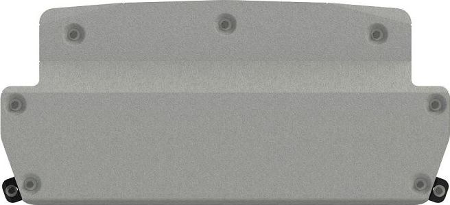 Защита алюминиевая Шериф (4 мм) для радиатора Kia Mohave I рестайлинг 2020-2026. Артикул 11.4754