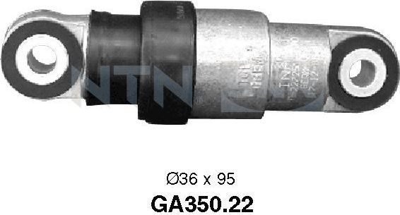 Натяжной ролик (натяжитель) приводного поликлинового ремня NTN / SNR для BMW 1 I (E82/E88) 2007-2012. Артикул GA350.22