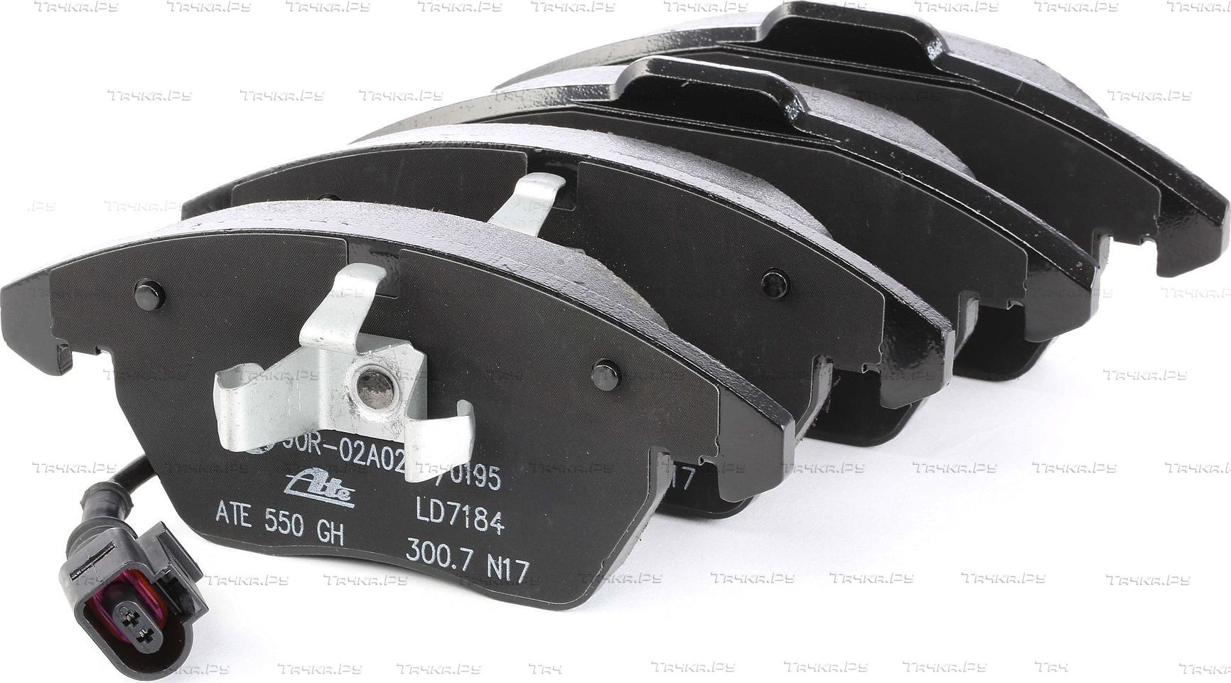 Тормозные колодки ATE Ceramic передние для Skoda Superb II 2008-2015. Артикул 13.0470-7184.2