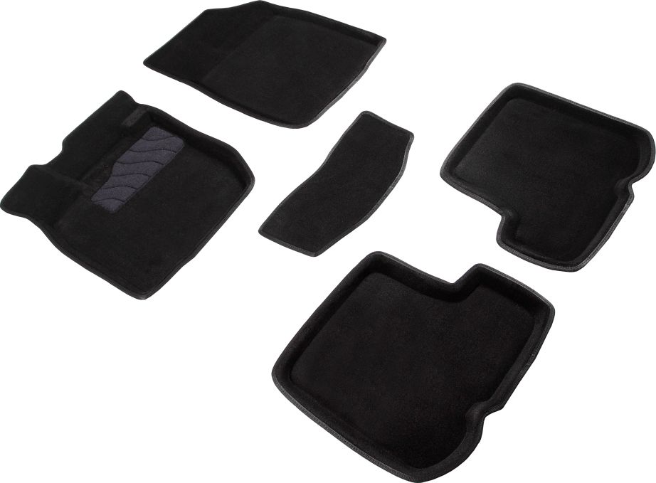 Коврики Seintex 3D ворсовые для салона Renault Sandero I 2009-2013. Артикул z