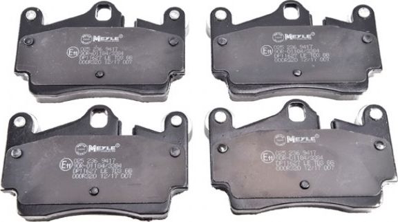 Тормозные колодки Meyle Original. Артикул 025 236 9417